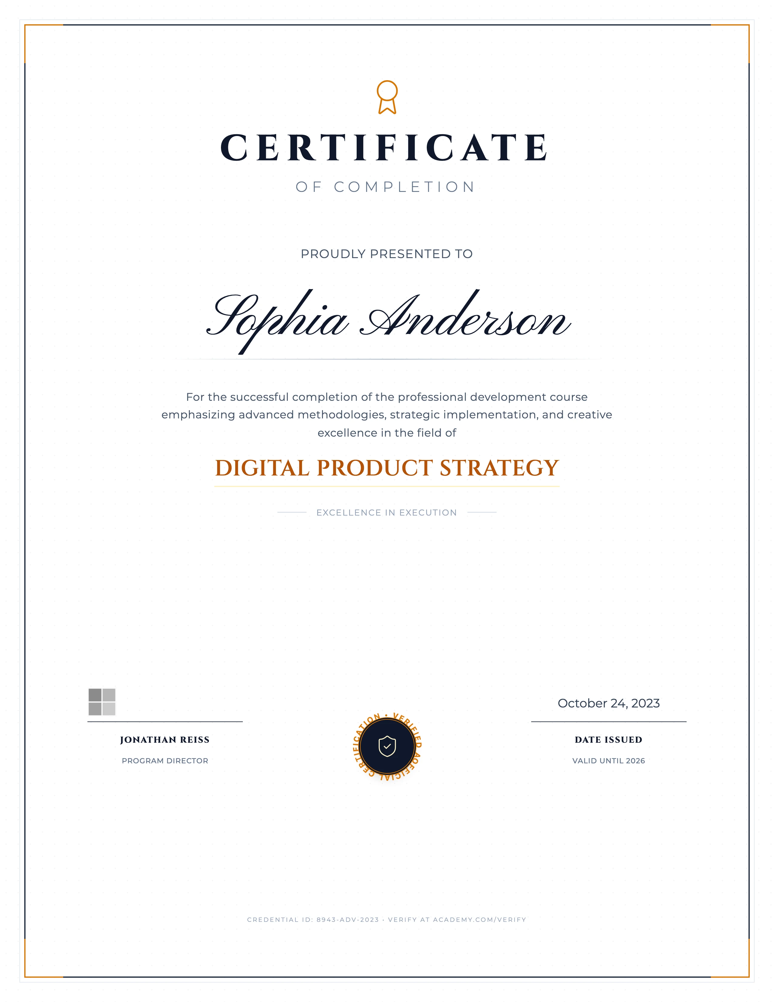 Course Certificate: cover