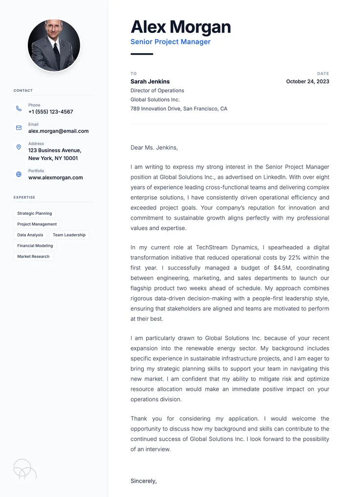 Cover Letter