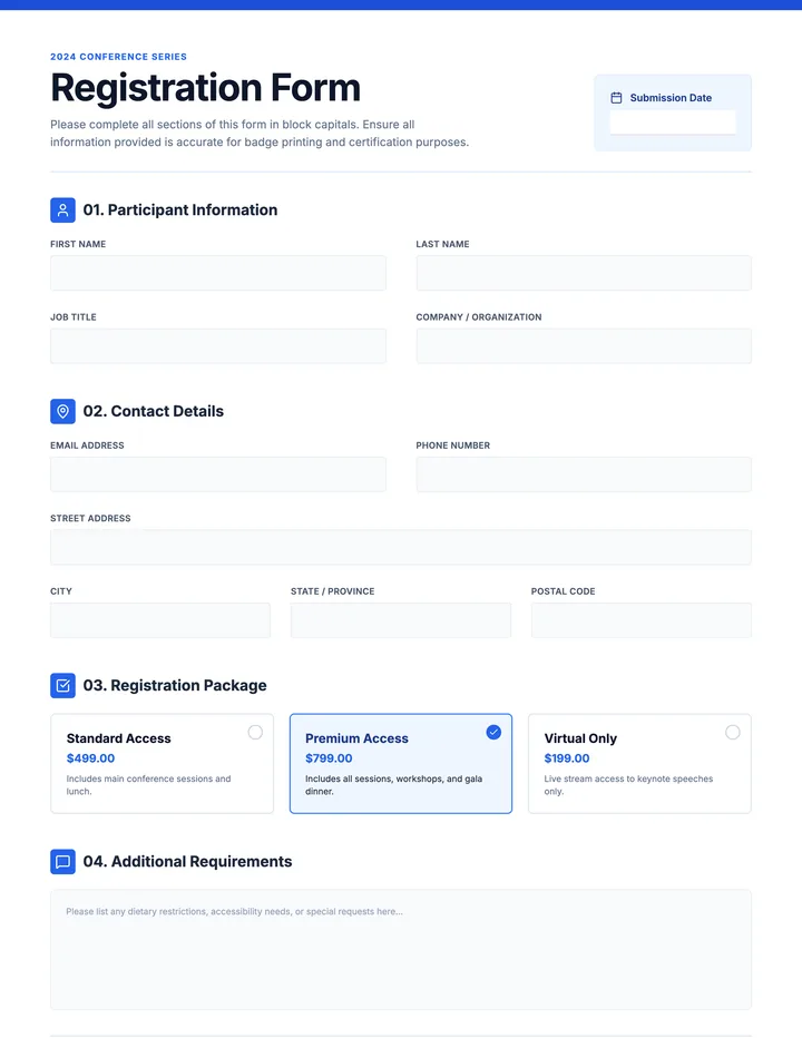 Registration Form