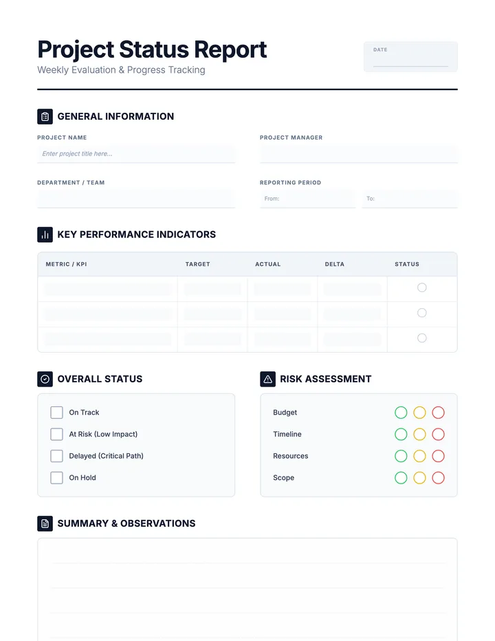 Report Form