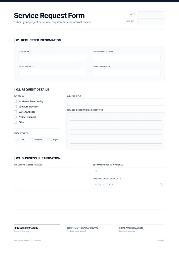 Request Form