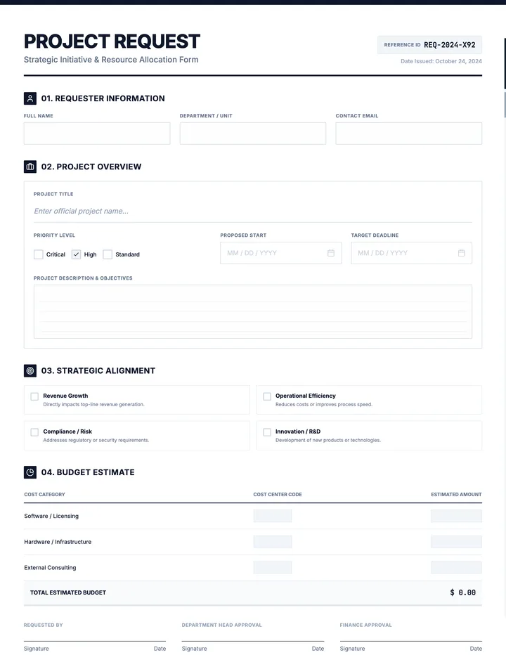 Request Form