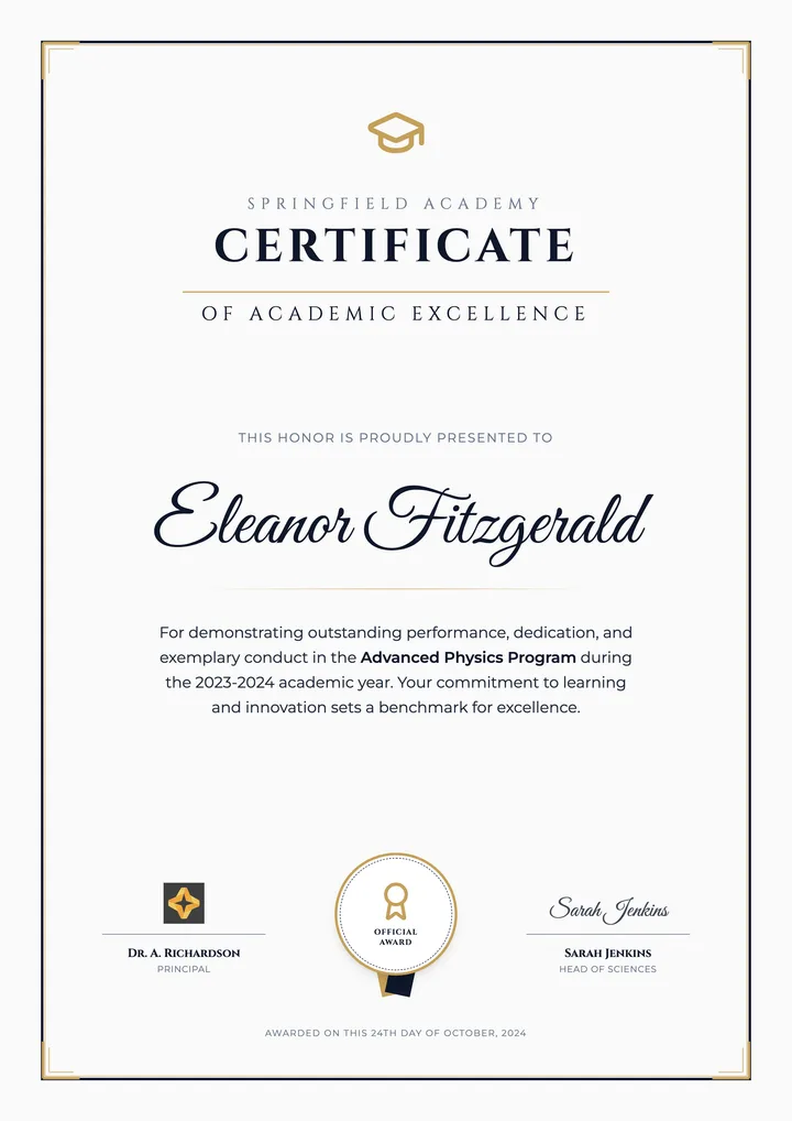 School Certificate