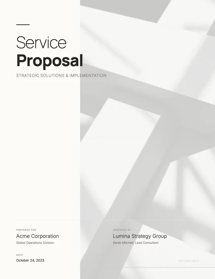 Service Proposal