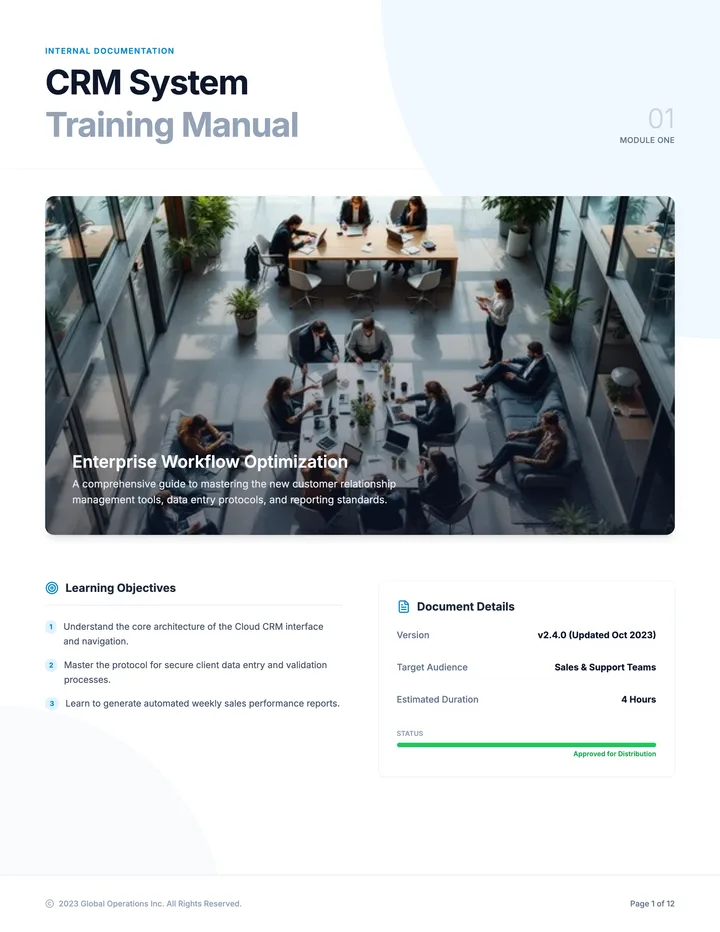 Training Manual