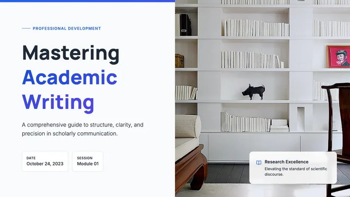 Academic Writing Training