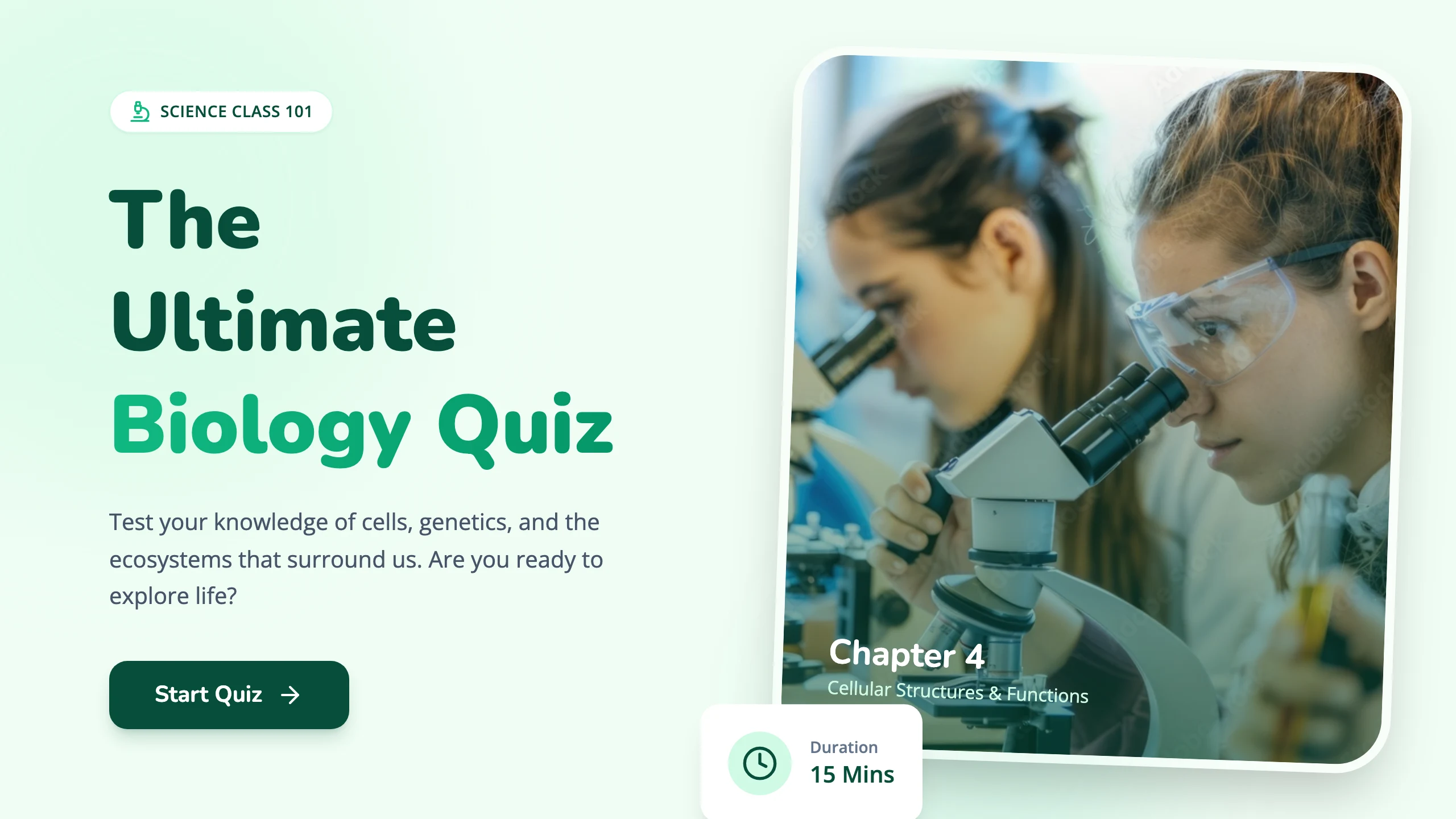 Biology Quiz: cover