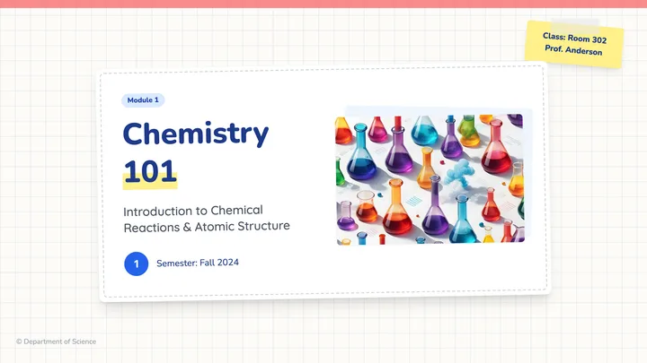 Chemistry Course