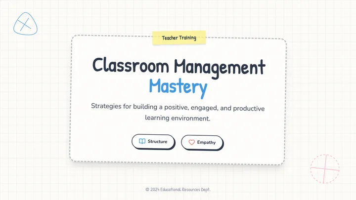 Classroom Management Training