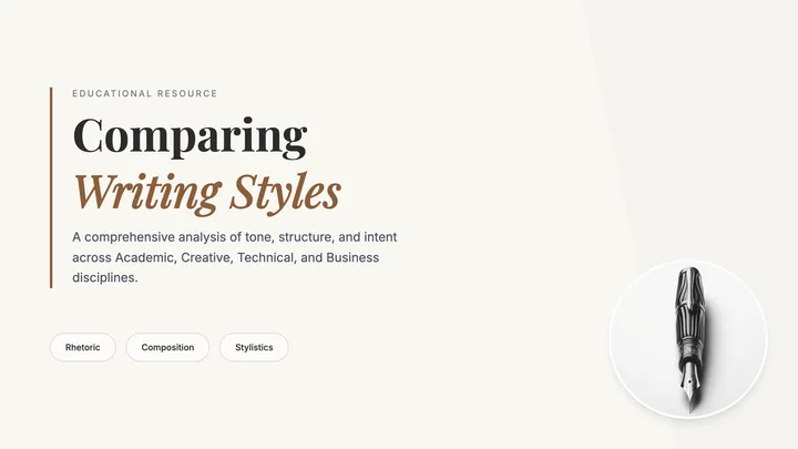 Compare Writing Styles