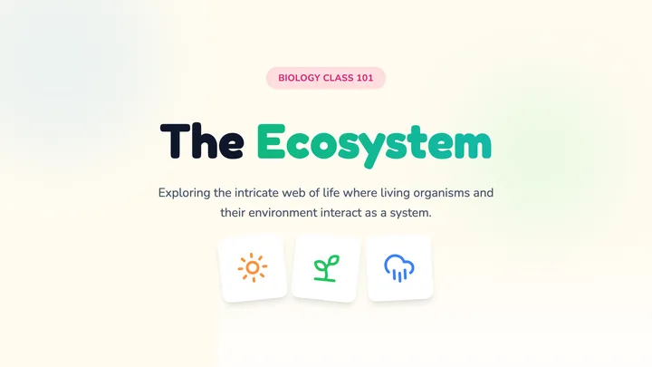 Ecosystem Concept