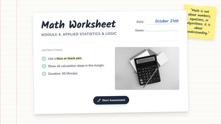 Exercise Sheet