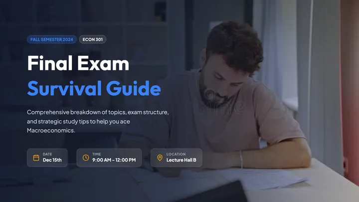 Final Exam Guide