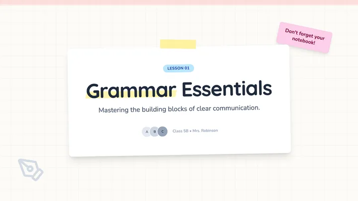 Grammar Lesson