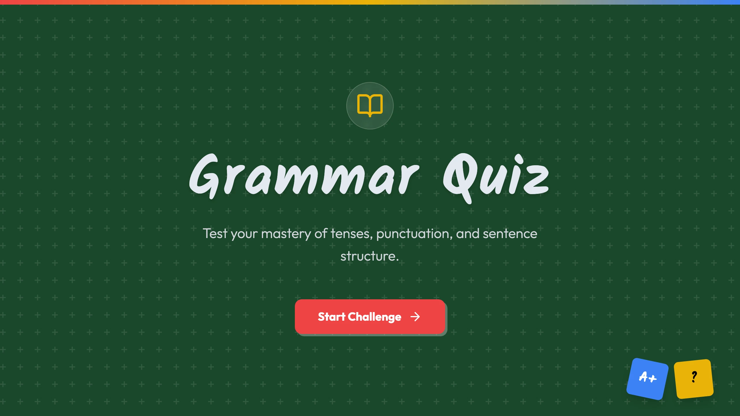 Grammar Quiz: cover