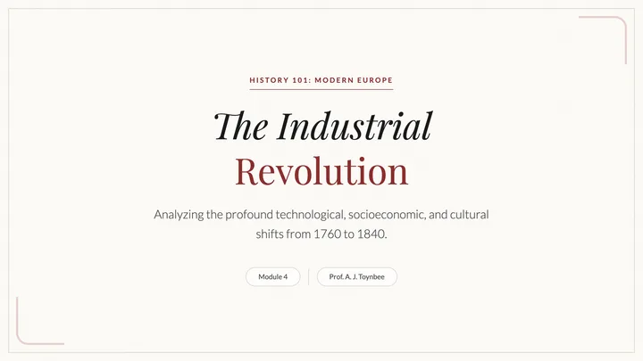 History Course