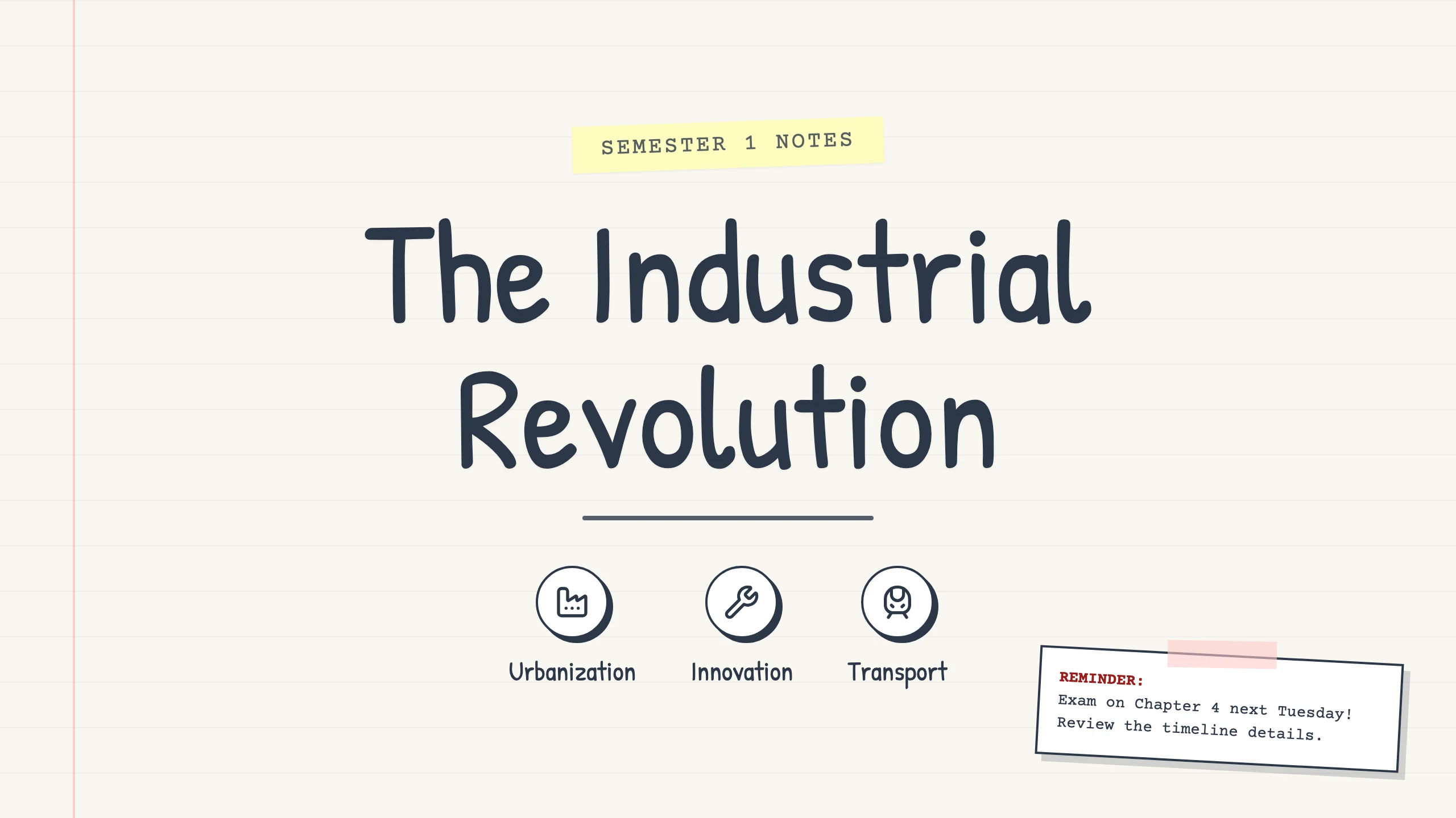 History Notes: cover