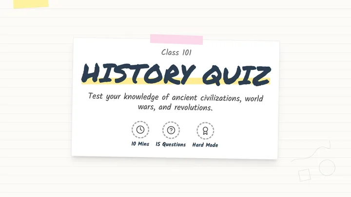 History Quiz