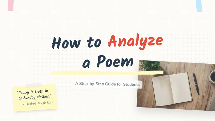 How to Analyze Poem
