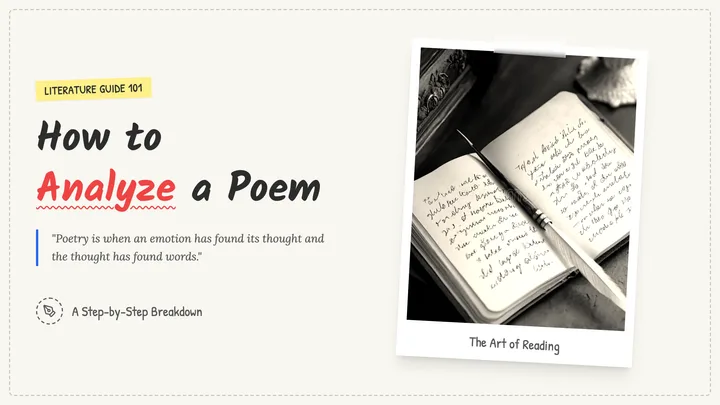 How to Analyze Poem