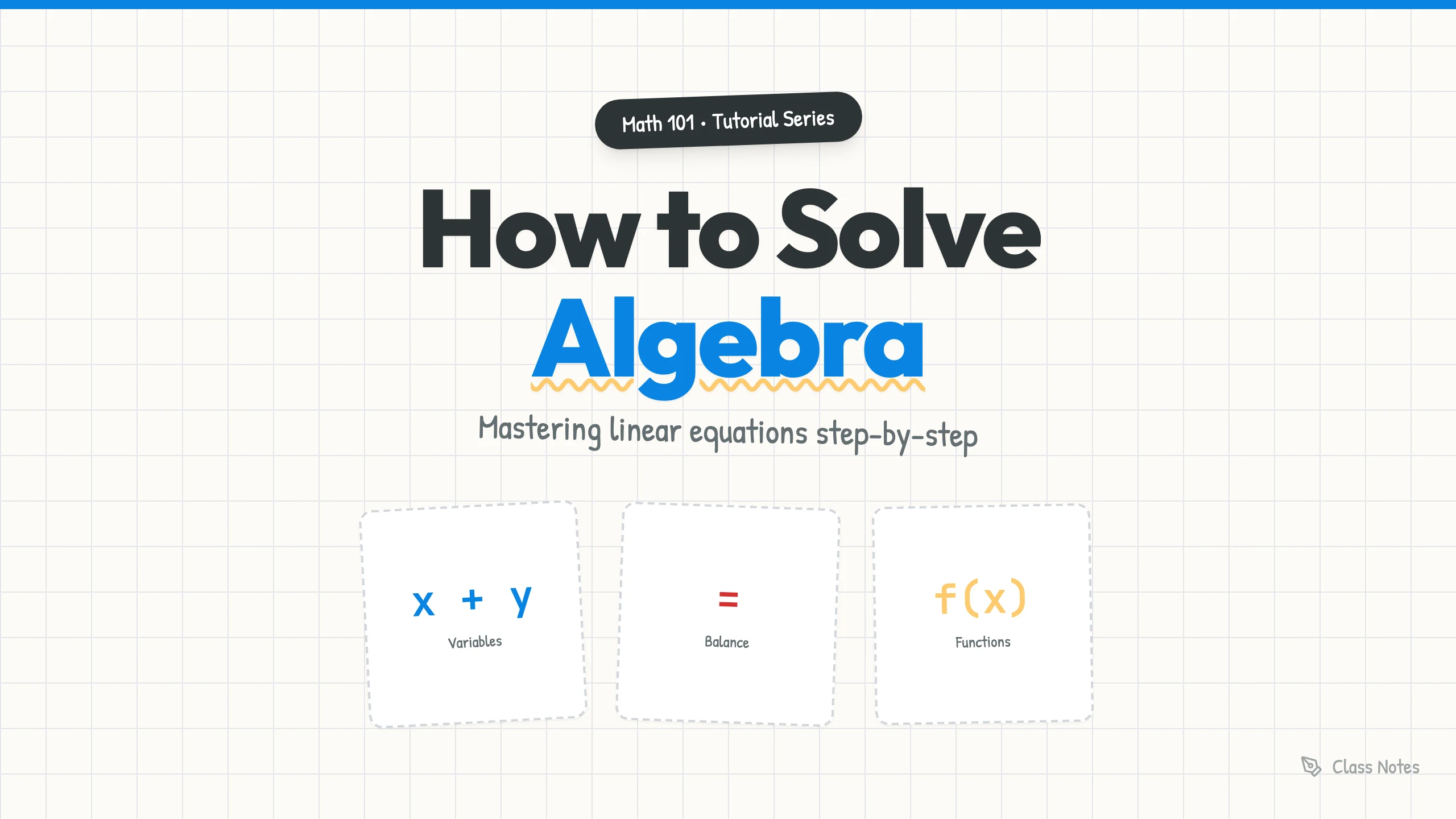How to Solve Algebra: cover