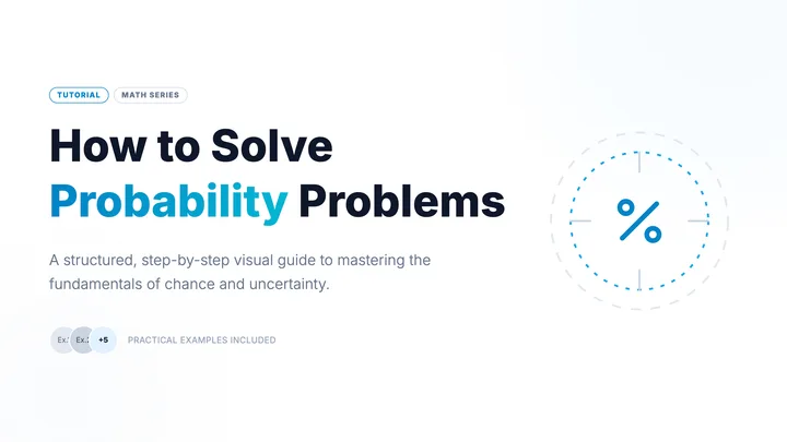 How to Solve Probability Problems