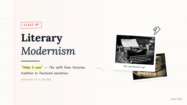 Literature Lecture