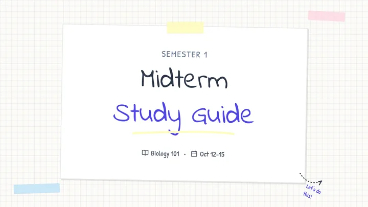 Midterm Study Guide