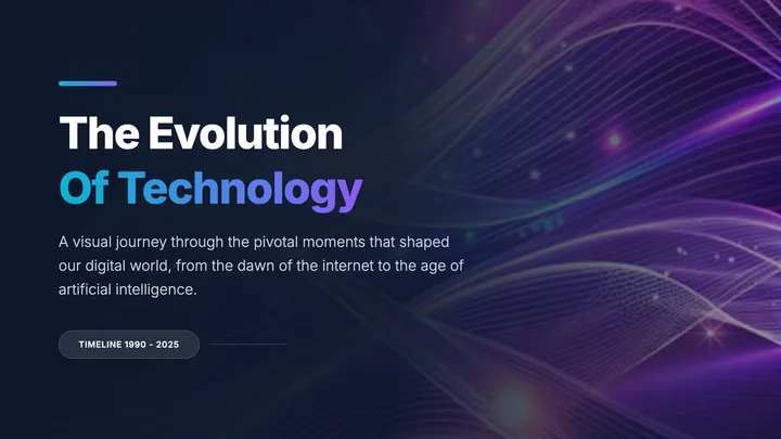 Modern Technology Timeline