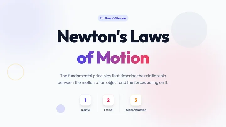 Newton Laws