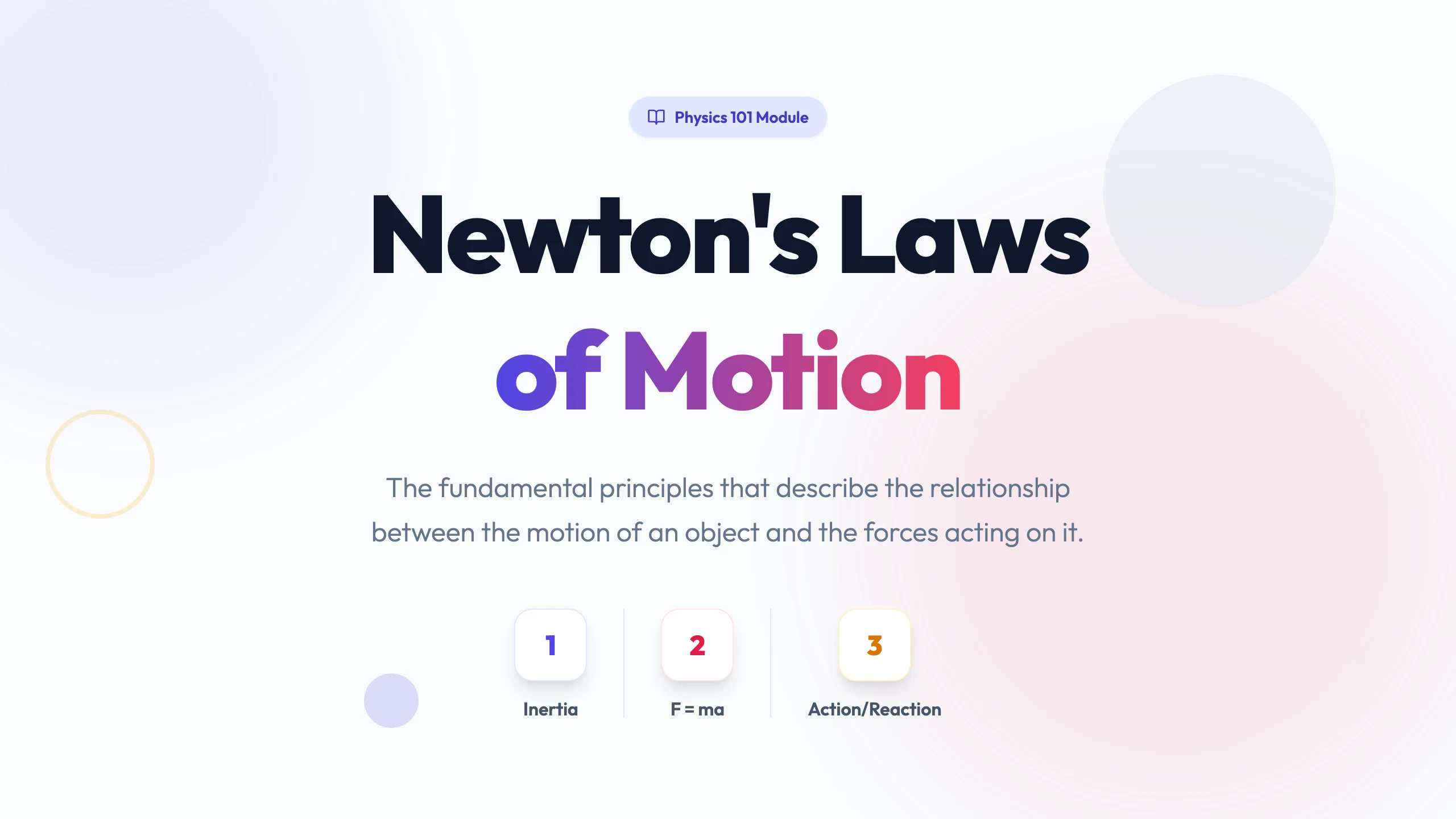 Newton Laws: cover
