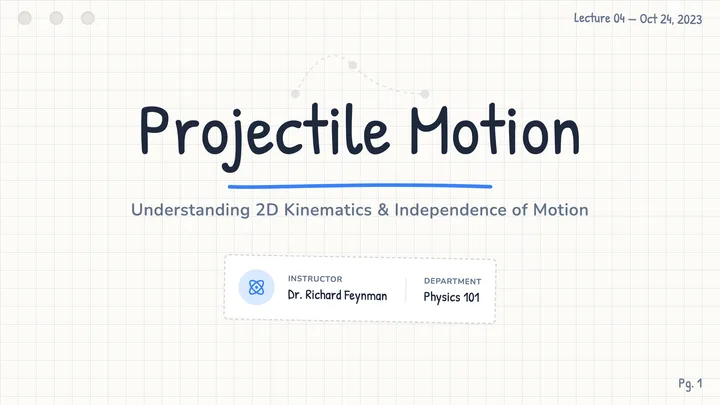Physics Lecture