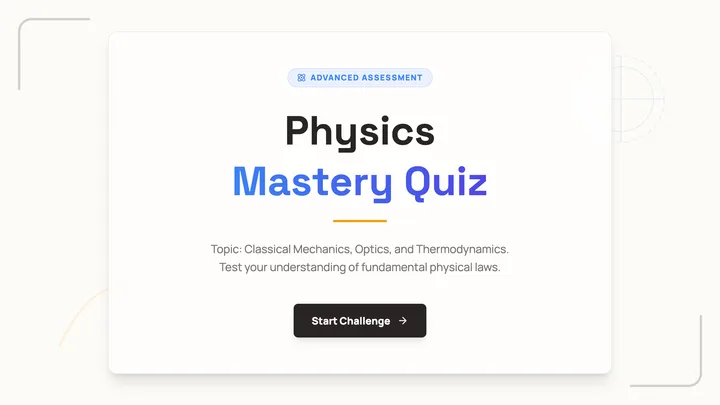 Physics Quiz