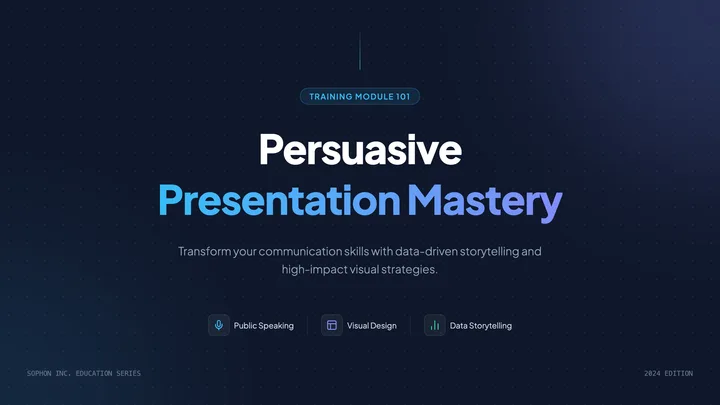 Presentation Training