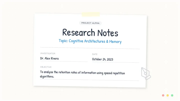 Research Notes