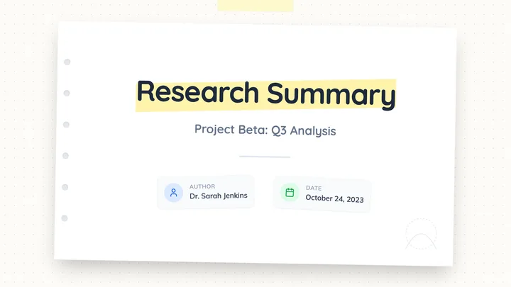 Research Summary