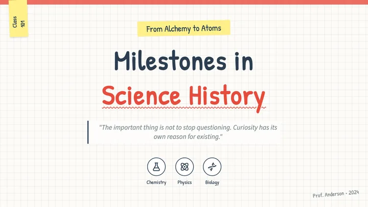 Science History Timeline