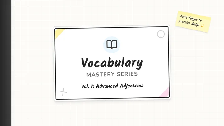 Vocabulary Cards