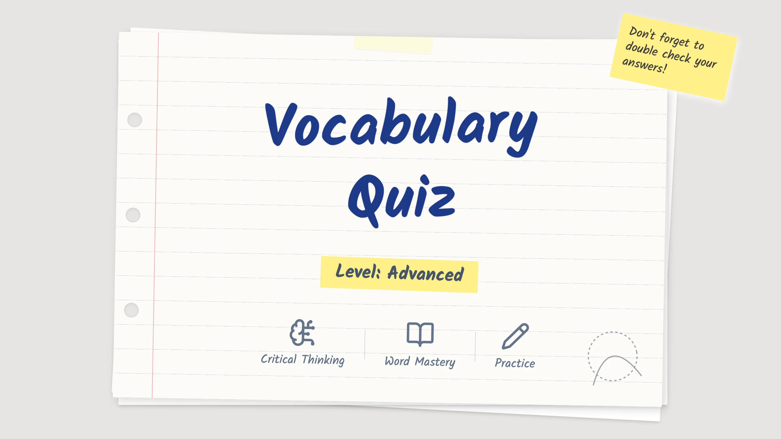Vocabulary Quiz: cover