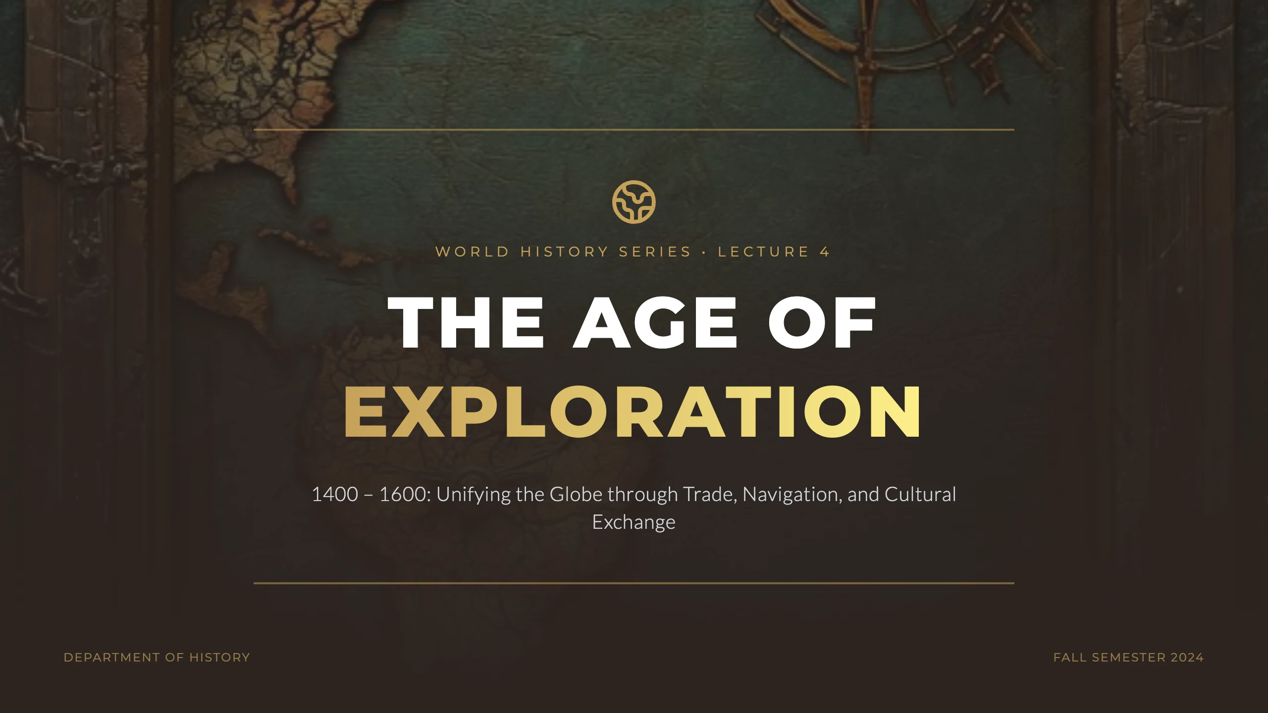 World History Lecture: cover