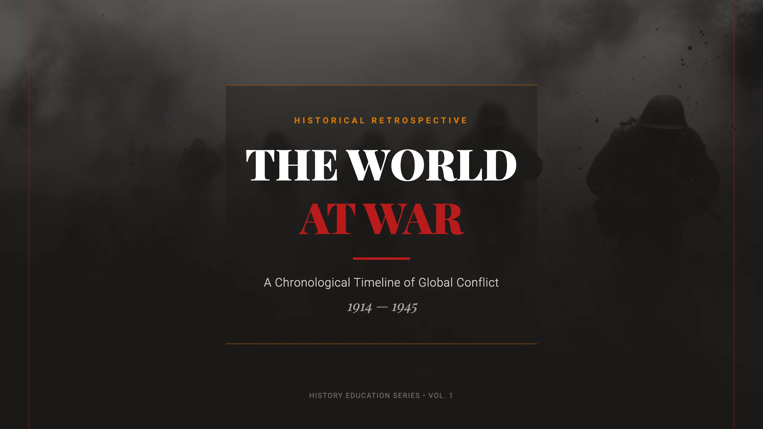 World War Timeline: cover