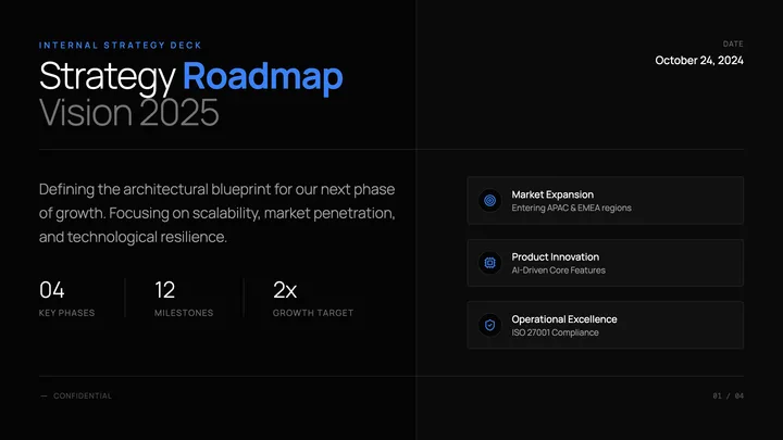 Strategy Roadmap