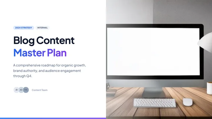 Blog Plan