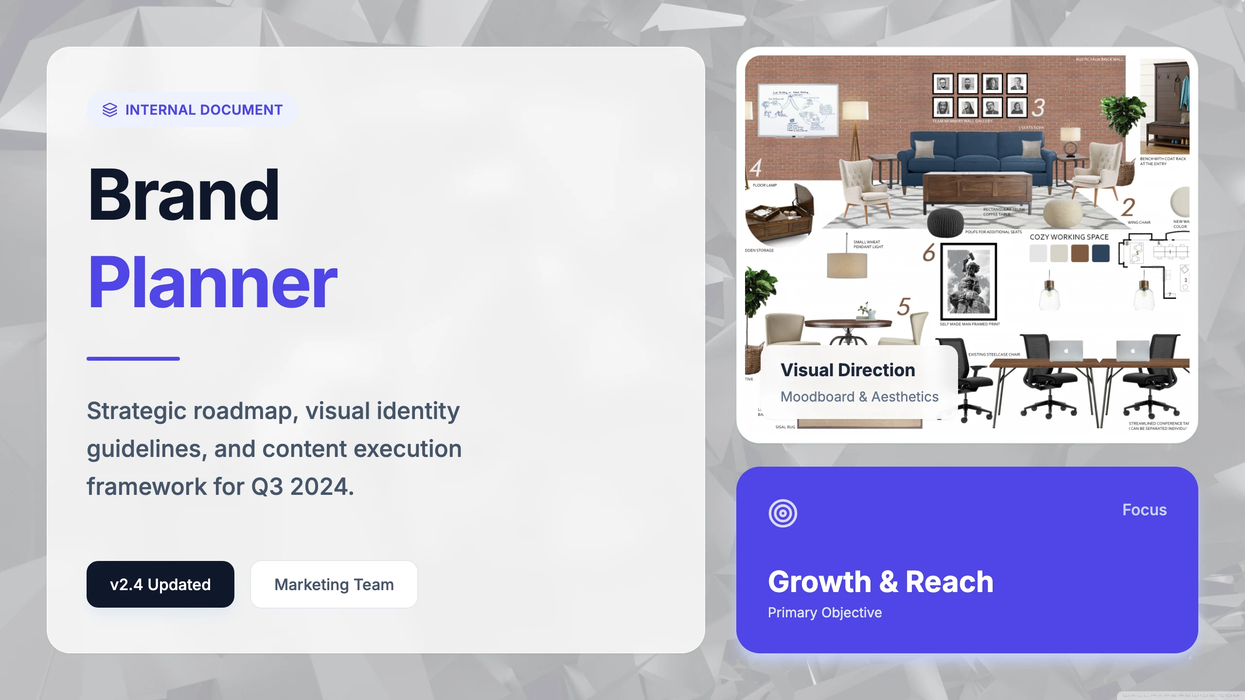 Brand Planner: cover