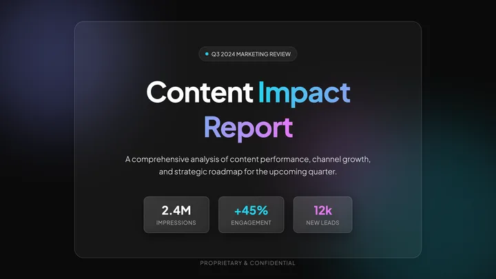 Content Report