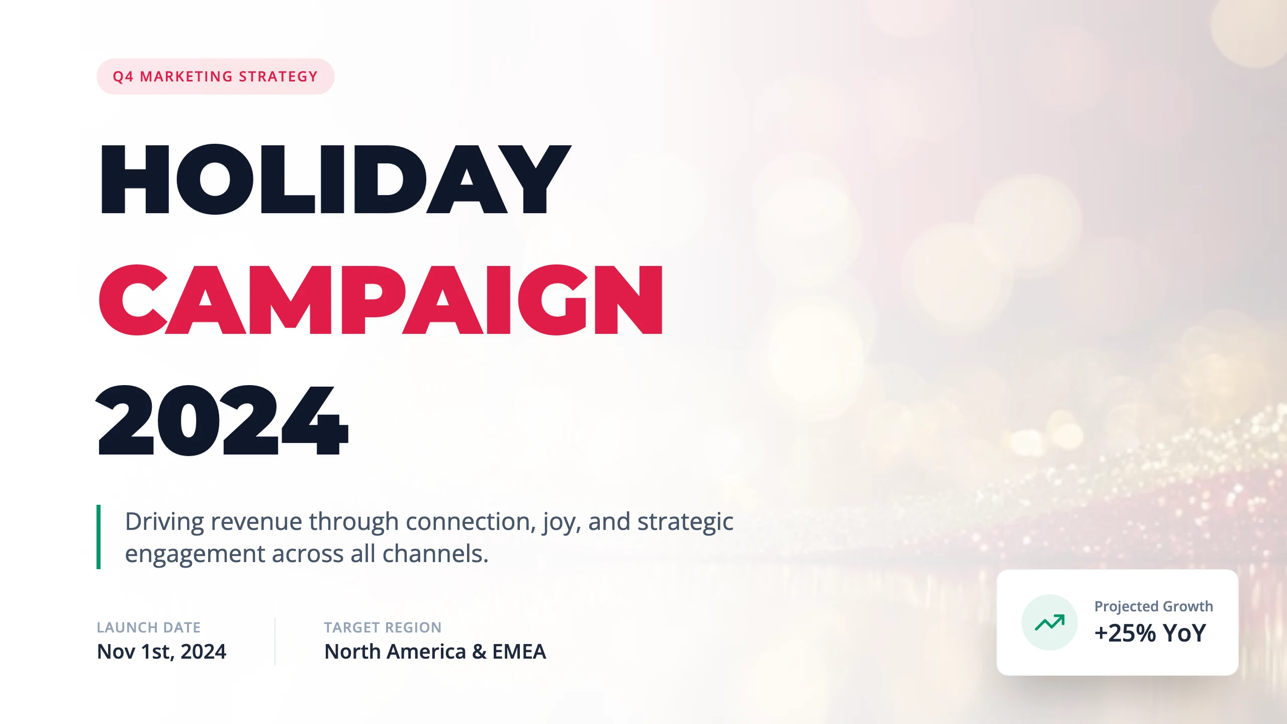 Holiday Campaign: cover
