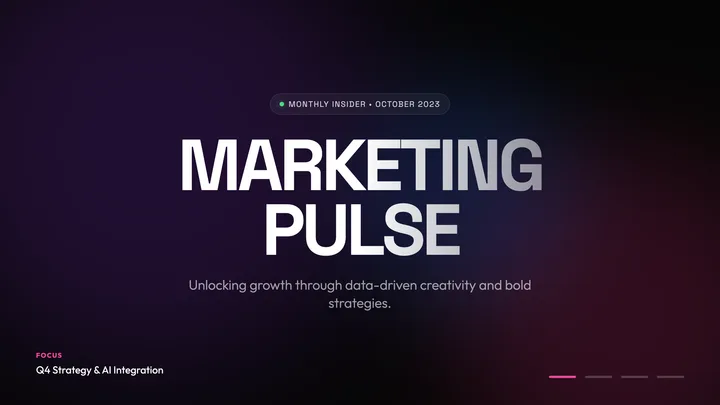 Marketing Newsletter