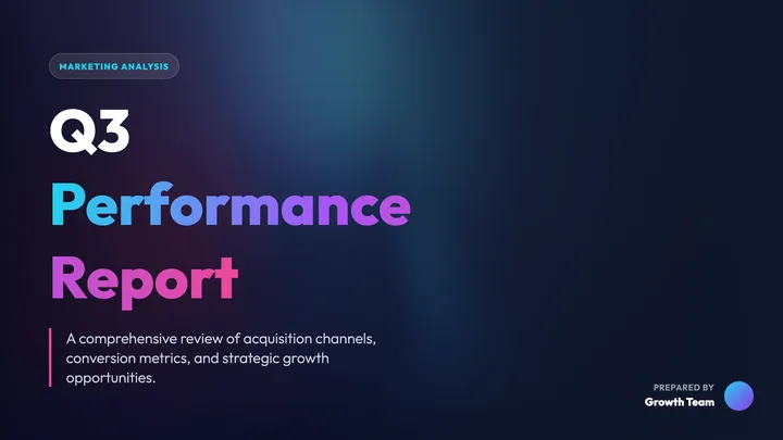 Performance Report