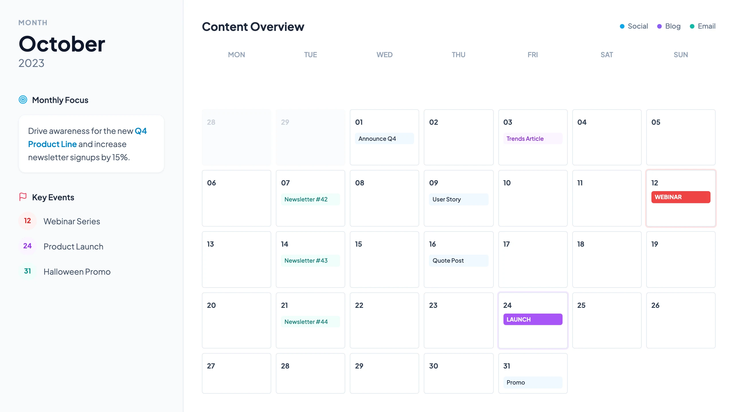 Posting Schedule: cover