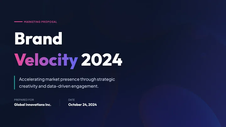 Marketing Proposal